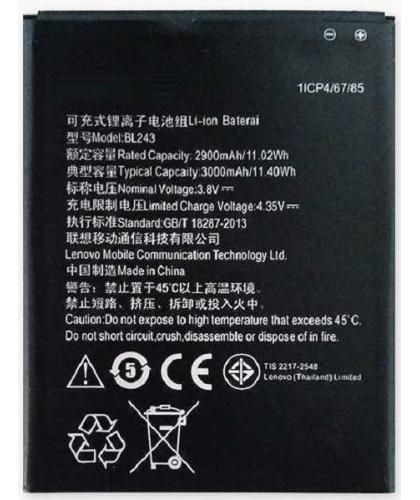 Bateria BL243 Para Lenovo K3 Note  3000 mAh