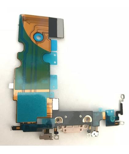 Flex + conector Dock Carga Para Apple iPhone 8 Dorado Oro