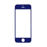 Ventana Cristal Tactil Para Apple Iphone 6 Plus Azul