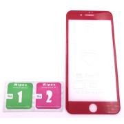 Cristal Templado Para Apple Iphone 7 Rojo