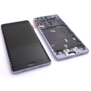 Pantalla Completa Display Lcd + Tactil + Marco Para Xiaomi Mi Note 2 Negro Con Marco Azul