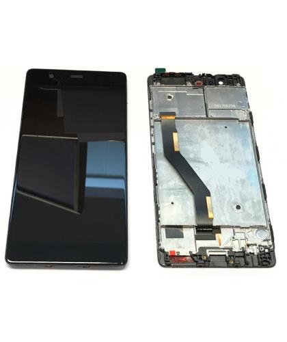 Pantalla Completa Display Lcd + Tactil + Marco Para Huawei P9 Plus Negra